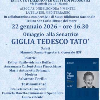 Foto: Omaggio alla Senatrice Giglia Tedesco Tatò a 100 anni dalla nascita