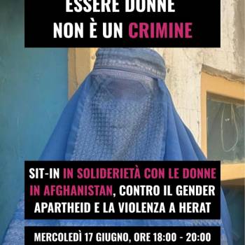 Foto: Afghanistan: Pangea organizza un presidio a Roma per chiedere giustizia e solidarietà