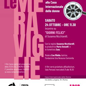 Foto: Festa del Cinema di Roma: al via ‘Le Meraviglie. Incontri sul cinema e sui diritti delle donne'