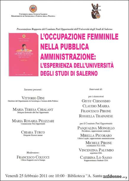 Foto: Rapporto sull'occupazione femminile