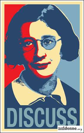 Foto: Simone Weil tra pacifismo e rivoluzione