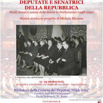 Foto: A Roma la mostra storica sulle Deputate e Senatrici della Repubblica