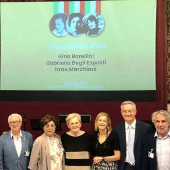 Foto: In onore delle ‘Tre partigiane d’oro’: Gina Borellini, Gabriella Degli Esposti e Irma Marchiani